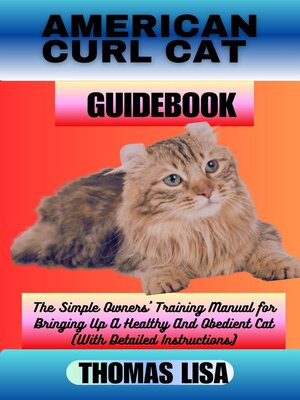 cover image of AMERICAN CURL CAT GUIDEBOOK